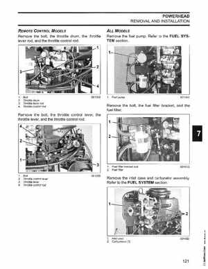 2006 Johnson SD 30 HP 4 Stroke Outboards Service Manual, PN 5006592, Page 122
