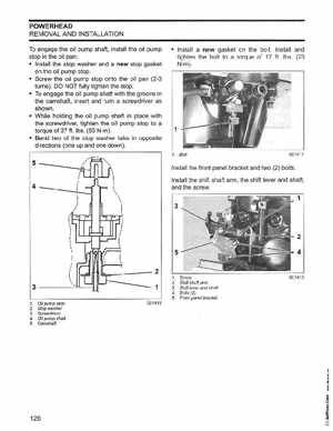 2006 Johnson SD 30 HP 4 Stroke Outboards Service Manual, PN 5006592, Page 127