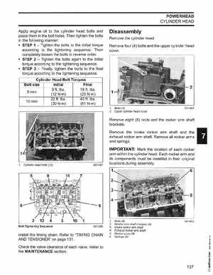 2006 Johnson SD 30 HP 4 Stroke Outboards Service Manual, PN 5006592, Page 138