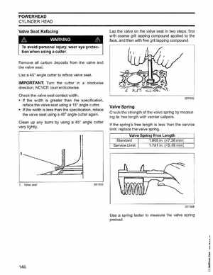 2006 Johnson SD 30 HP 4 Stroke Outboards Service Manual, PN 5006592, Page 147