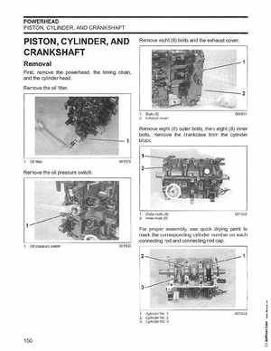 2006 Johnson SD 30 HP 4 Stroke Outboards Service Manual, PN 5006592, Page 151