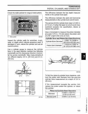 2006 Johnson SD 30 HP 4 Stroke Outboards Service Manual, PN 5006592, Page 154