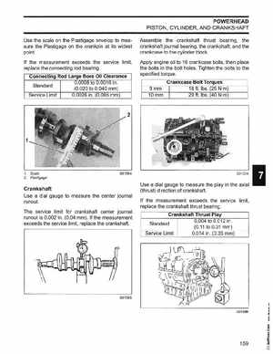 2006 Johnson SD 30 HP 4 Stroke Outboards Service Manual, PN 5006592, Page 160