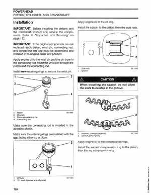2006 Johnson SD 30 HP 4 Stroke Outboards Service Manual, PN 5006592, Page 165
