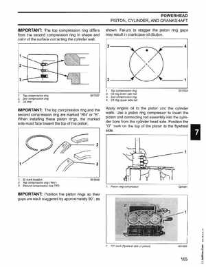 2006 Johnson SD 30 HP 4 Stroke Outboards Service Manual, PN 5006592, Page 166