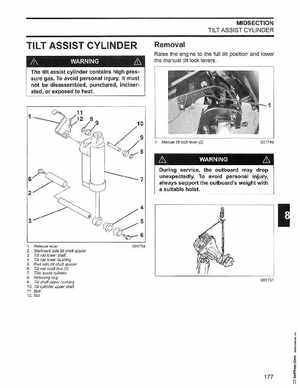 2006 Johnson SD 30 HP 4 Stroke Outboards Service Manual, PN 5006592, Page 178