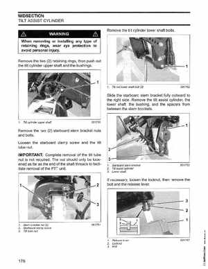 2006 Johnson SD 30 HP 4 Stroke Outboards Service Manual, PN 5006592, Page 179