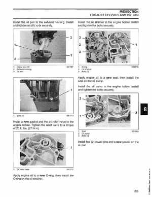 2006 Johnson SD 30 HP 4 Stroke Outboards Service Manual, PN 5006592, Page 186