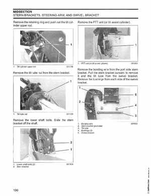2006 Johnson SD 30 HP 4 Stroke Outboards Service Manual, PN 5006592, Page 191