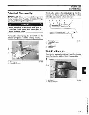 2006 Johnson SD 30 HP 4 Stroke Outboards Service Manual, PN 5006592, Page 210
