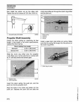 2006 Johnson SD 30 HP 4 Stroke Outboards Service Manual, PN 5006592, Page 219