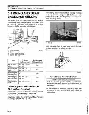 2006 Johnson SD 30 HP 4 Stroke Outboards Service Manual, PN 5006592, Page 221