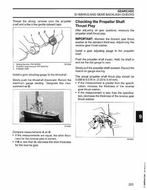 2006 Johnson SD 30 HP 4 Stroke Outboards Service Manual, PN 5006592, Page 224