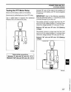 2006 Johnson SD 30 HP 4 Stroke Outboards Service Manual, PN 5006592, Page 228