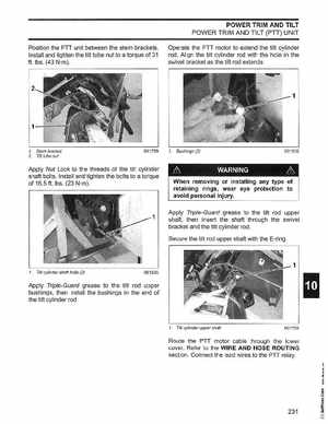 2006 Johnson SD 30 HP 4 Stroke Outboards Service Manual, PN 5006592, Page 232