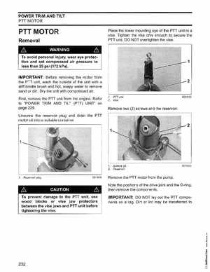 2006 Johnson SD 30 HP 4 Stroke Outboards Service Manual, PN 5006592, Page 233