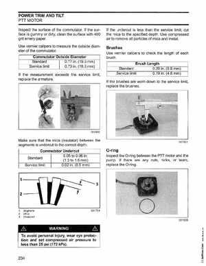 2006 Johnson SD 30 HP 4 Stroke Outboards Service Manual, PN 5006592, Page 235
