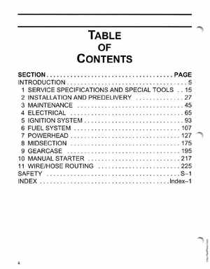 2006 SD Johnson 4 Stroke 9.9-15HP Outboards Service Manual, Page 5