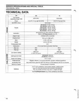 2006 SD Johnson 4 Stroke 9.9-15HP Outboards Service Manual, Page 17