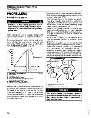 2007 Evinrude E-Tec 75, 90 HP outboards Service Manual, Page 64