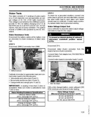 2007 Evinrude E-Tec 75, 90 HP outboards Service Manual, Page 129