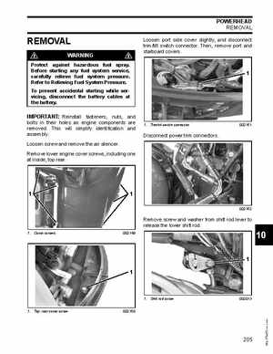 2007 Evinrude E-Tec 75, 90 HP outboards Service Manual, Page 205
