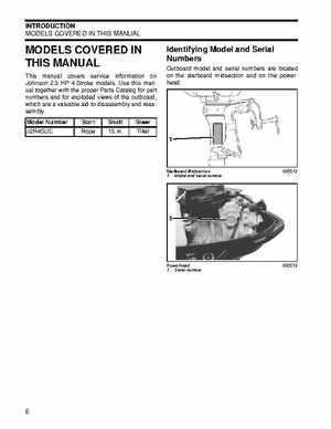 2007 Johnson 2 HP 4-Stroke Service Manual, Page 6