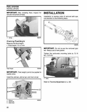 2007 Johnson 2 HP 4-Stroke Service Manual, Page 68
