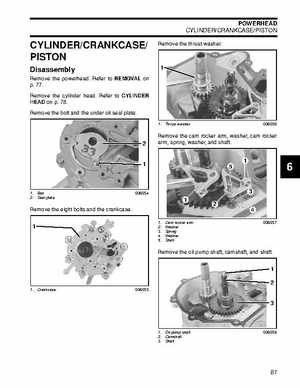 2007 Johnson 2 HP 4-Stroke Service Manual, Page 87