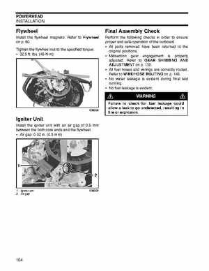 2007 Johnson 2 HP 4-Stroke Service Manual, Page 104