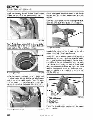 2008 Evinrude E-TEC 55MFE Technical Manual, Page 229