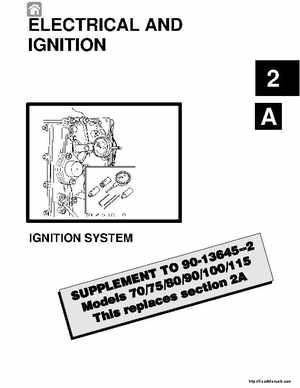 1987-1993 Mercury Mariner Outboards 70/75/80/90/100/115HP 3 and 4-cylinder Factory Service Manual, Page 18