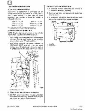 1987-1993 Mercury Mariner Outboards 70/75/80/90/100/115HP 3 and 4-cylinder Factory Service Manual, Page 104
