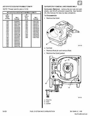 1987-1993 Mercury Mariner Outboards 70/75/80/90/100/115HP 3 and 4-cylinder Factory Service Manual, Page 107