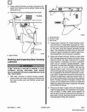 1987-1993 Mercury Mariner Outboards 70/75/80/90/100/115HP 3 and 4-cylinder Factory Service Manual, Page 178