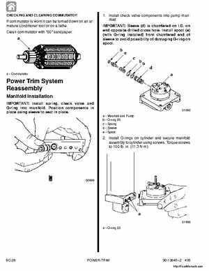1987-1993 Mercury Mariner Outboards 70/75/80/90/100/115HP 3 and 4-cylinder Factory Service Manual, Page 332