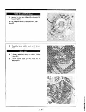 1988-1995 Mercury Force 5HP Outboards Service Manual, 90-823263 793, Page 108