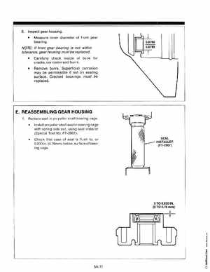 1988-1995 Mercury Force 5HP Outboards Service Manual, 90-823263 793, Page 207
