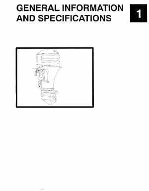 1995 Mariner Mercury Outboards Service Manual 50HP 4-Stroke, Page 4