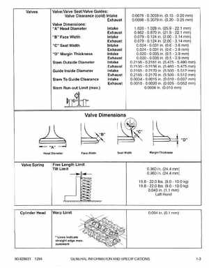 1995 Mariner Mercury Outboards Service Manual 50HP 4-Stroke, Page 8