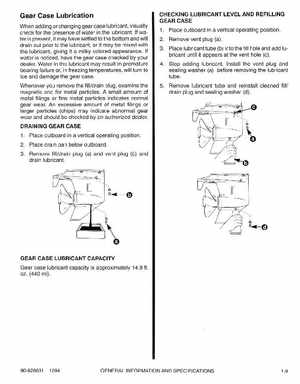 1995 Mariner Mercury Outboards Service Manual 50HP 4-Stroke, Page 14