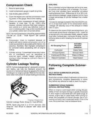 1995 Mariner Mercury Outboards Service Manual 50HP 4-Stroke, Page 20