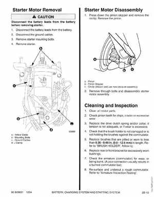 1995 Mariner Mercury Outboards Service Manual 50HP 4-Stroke, Page 50