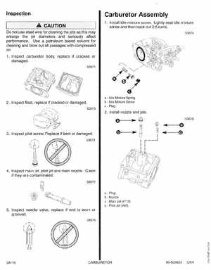 1995 Mariner Mercury Outboards Service Manual 50HP 4-Stroke, Page 88