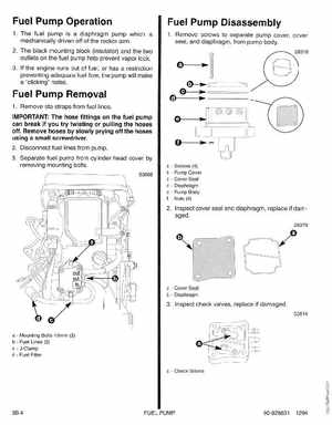 1995 Mariner Mercury Outboards Service Manual 50HP 4-Stroke, Page 99