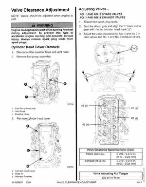 1995 Mariner Mercury Outboards Service Manual 50HP 4-Stroke, Page 104