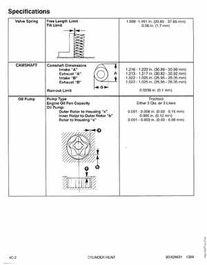 1995 Mariner Mercury Outboards Service Manual 50HP 4-Stroke, Page 114