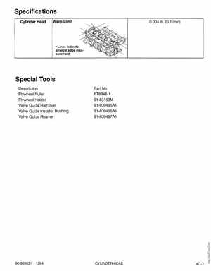 1995 Mariner Mercury Outboards Service Manual 50HP 4-Stroke, Page 115