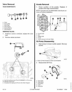1995 Mariner Mercury Outboards Service Manual 50HP 4-Stroke, Page 124