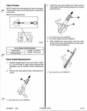 1995 Mariner Mercury Outboards Service Manual 50HP 4-Stroke, Page 127